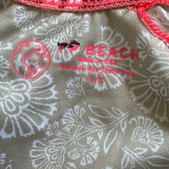 Free People Beach Women's Pamela One-Piece Swimsuit Floral Brown Size Large - Picture 8 of 10